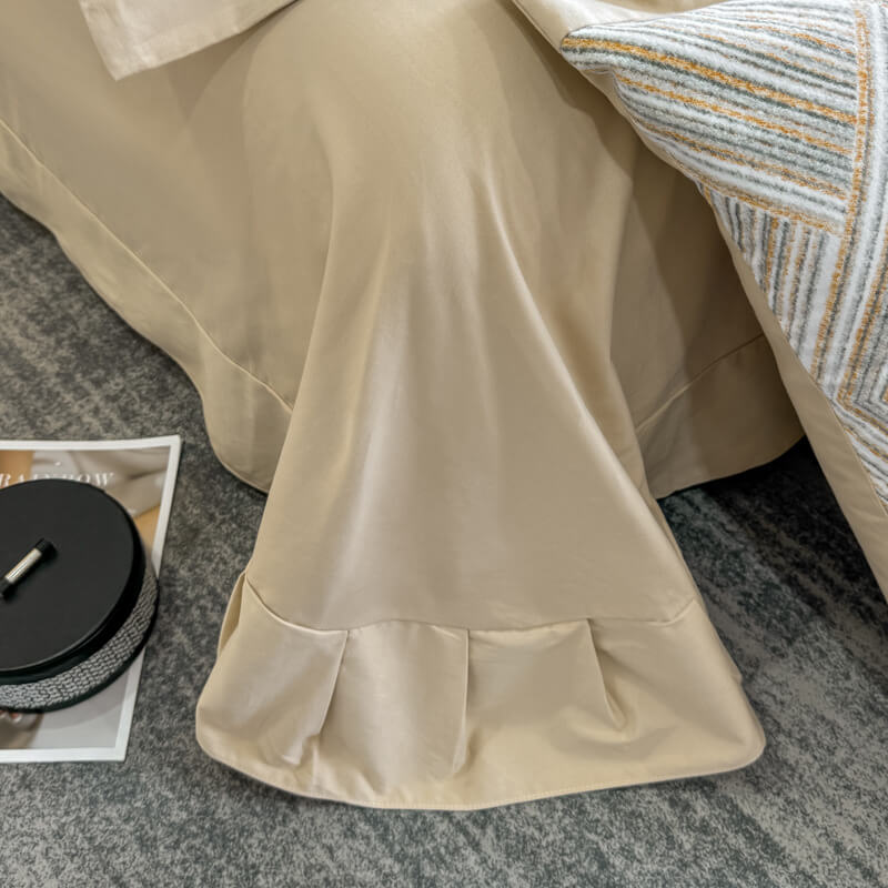 Parure de draps de lit confortables et chauds à motifs géométriques tendance