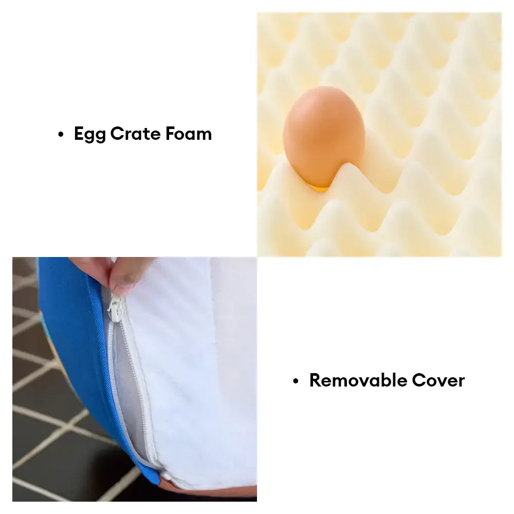 Canapé orthopédique pour chien rayé tendance - Canape confortable