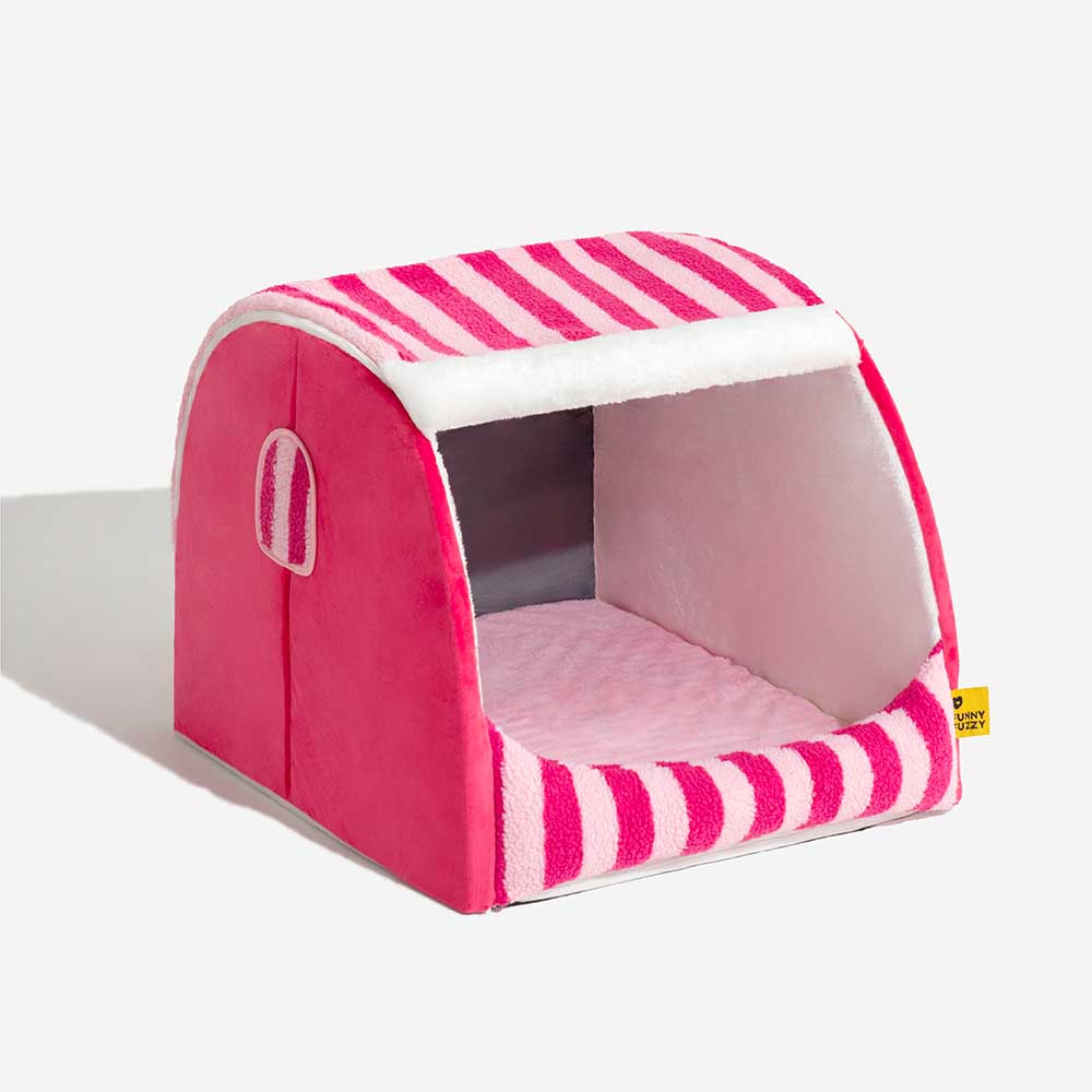 Lit orthopédique pour chien confortable - Stripe Trendy Maison