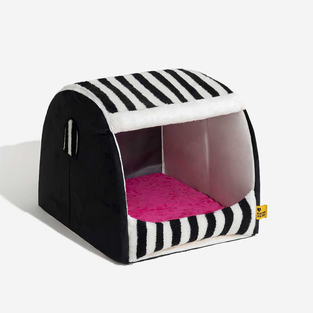 Lit orthopédique pour chien confortable - Stripe Trendy Maison