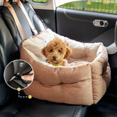 Lit de voiture pour chien étanche ISOFIX, surélevé et épaissi, avec système LATCH