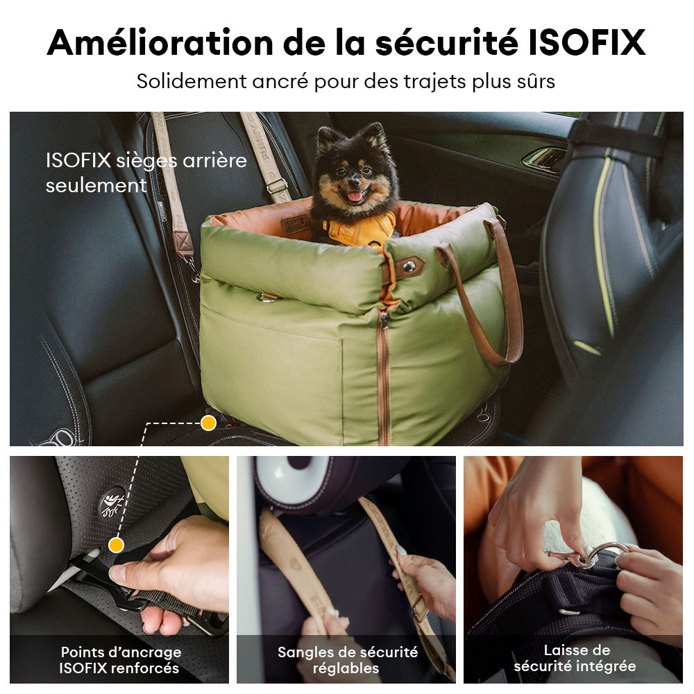 Siège auto pour chien ISOFIX Urban Voyager