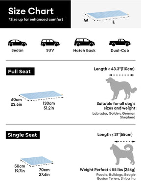 Tapis rafraichissant chien de siège refroidissant pour chiens - Chill Nest