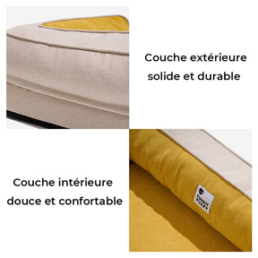 Canapé-lit orthopédique confortable pour chien à soutien complet