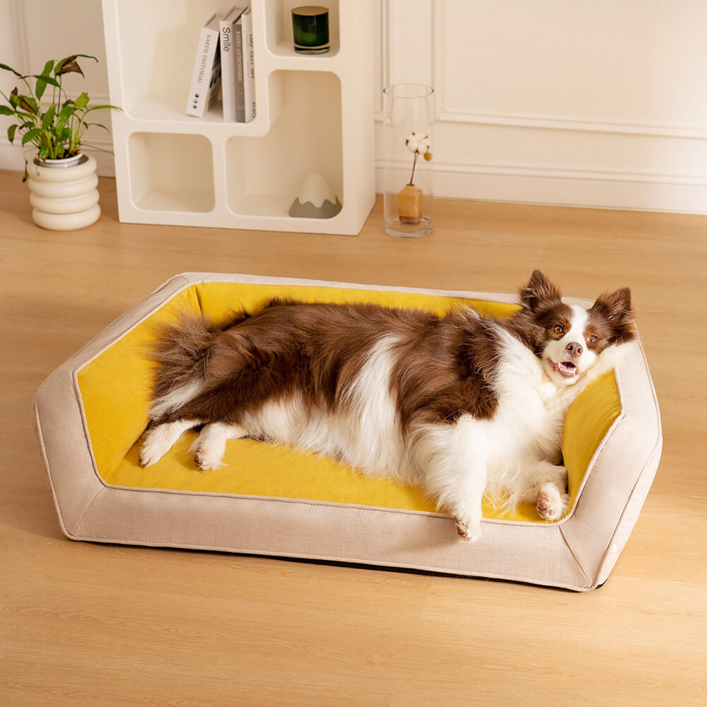 Canapé-lit orthopédique portable pour chien et chat