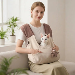 Sac à dos avant pour chat, portable et polyvalent, avec poche, transporteur de poitrine.