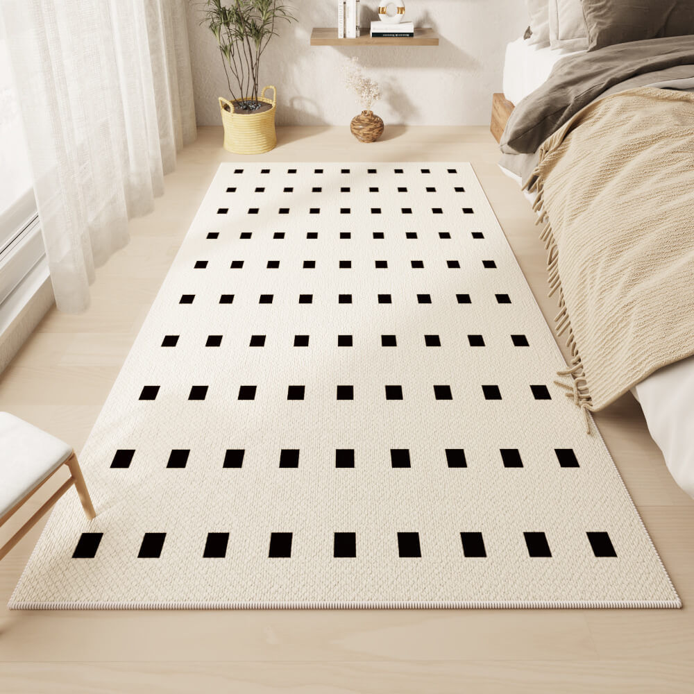 Tapis Imperméable à Motif Géométrique Moderne Antidérapant