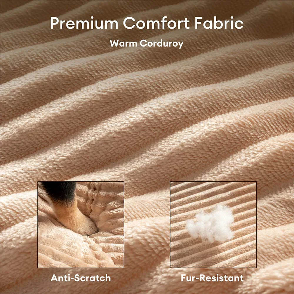 Grand canapé-lit vintage confortable et apaisant pour chien