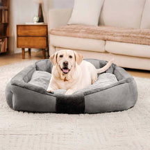 Grand canapé-lit vintage confortable et apaisant pour chien
