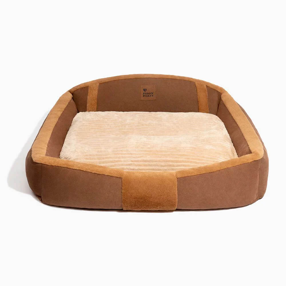 Grand canapé-lit vintage confortable et apaisant pour chien