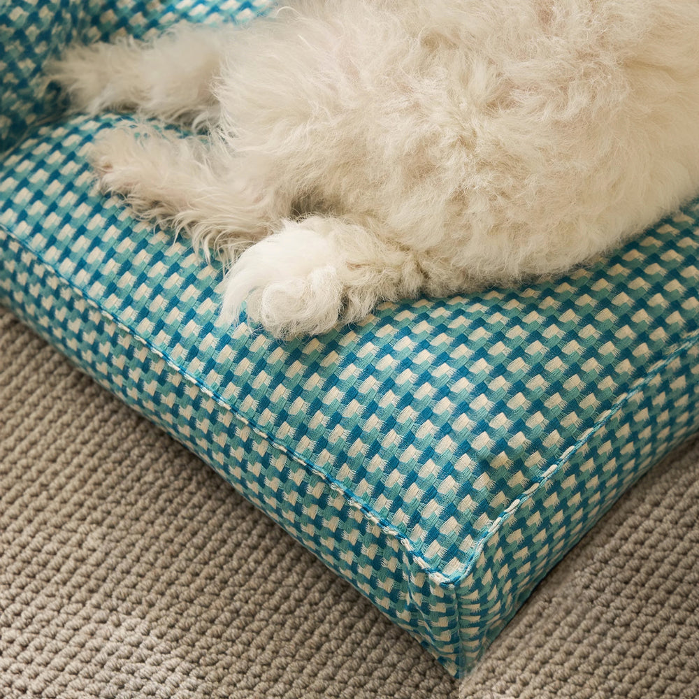 Lit pour chien apaisant en forme de gaufre Rêves Doux