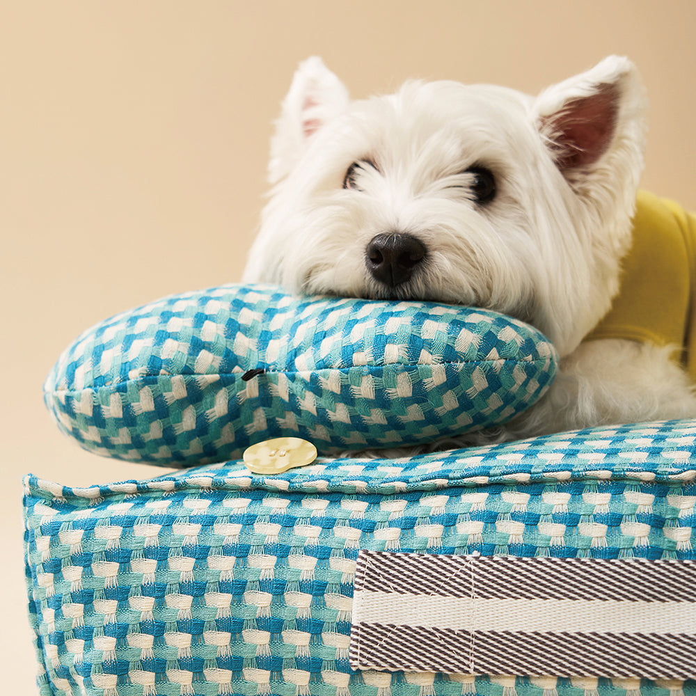 Lit pour chien apaisant en forme de gaufre Rêves Doux