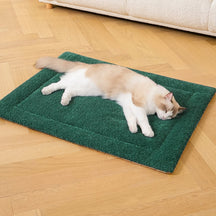 Tapis antidérapant en peluche pour animaux de compagnie chaud et confortable