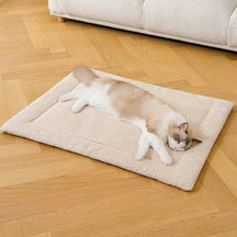 Tapis antidérapant en peluche pour animaux de compagnie chaud et confortable