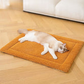 Tapis antidérapant en peluche pour animaux de compagnie chaud et confortable