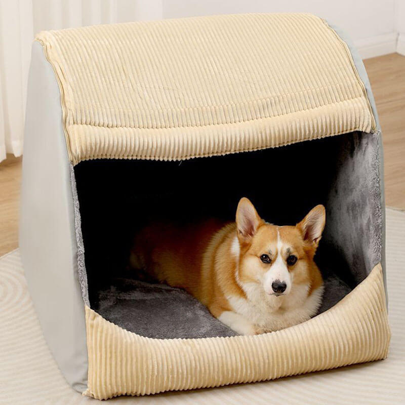 Tente pour chien douce et confortable, tipi pour chien-FunnyFuzzyUK