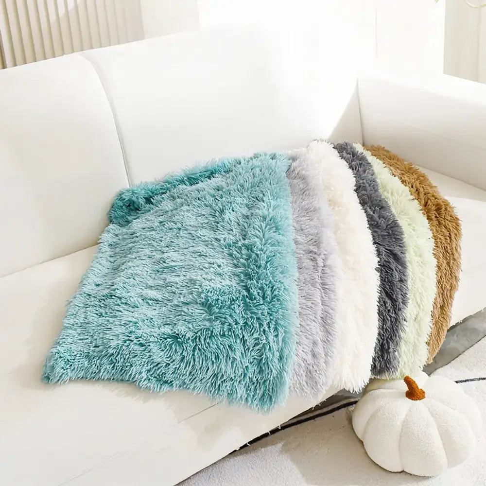 Tapis pour animaux en peluche chaude, antidérapant, pour un sommeil profond