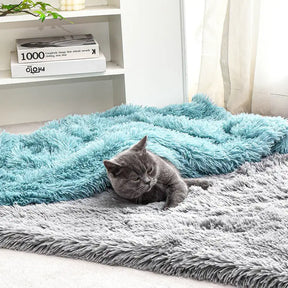 Tapis pour animaux en peluche chaude, antidérapant, pour un sommeil profond