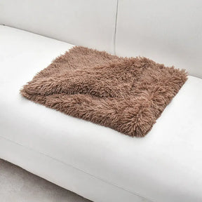 Tapis pour animaux en peluche chaude, antidérapant, pour un sommeil profond