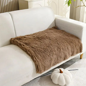 Tapis pour animaux en peluche chaude, antidérapant, pour un sommeil profond