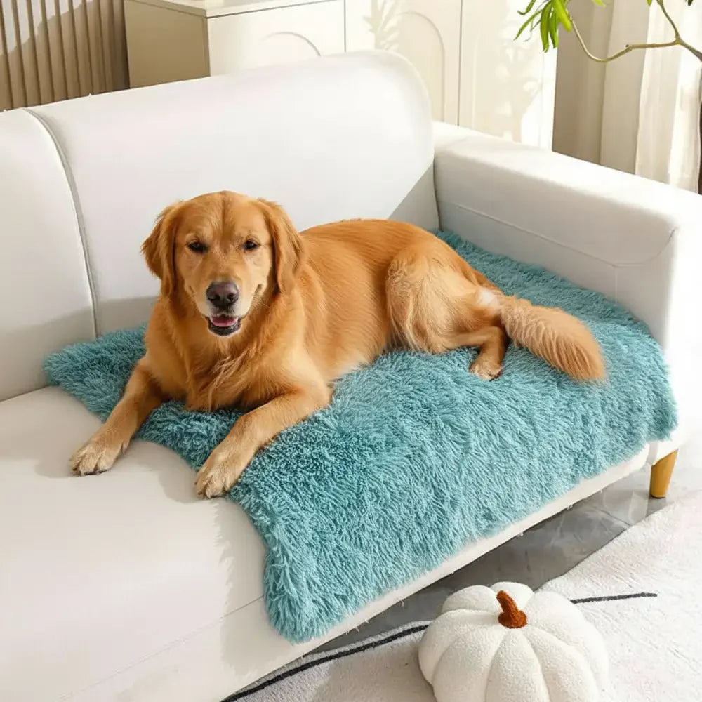 Tapis pour animaux en peluche chaude, antidérapant, pour un sommeil profond