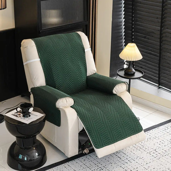 Housse de canapé Housse fauteuil Couvre-canapé relevable résistant à l'eau avec sangles élastiques - Classique W