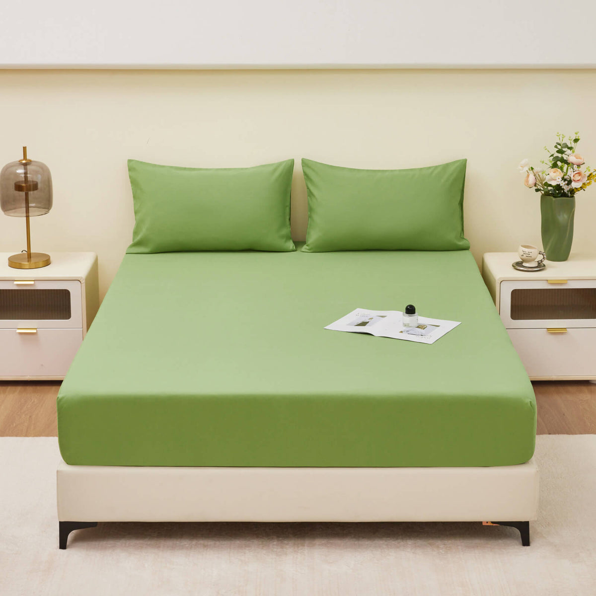 Housse de matelas imperméable confortable en tissu doux et ajusté