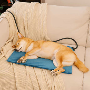 Coussin chauffant électrique pour animaux de compagnie imperméable résistant aux morsures avec chaleur sûre