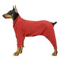 Pyjama polaire confortable pour chien vêtements de nuit idéaux pour grands chiens