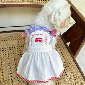 Adorable robe pour chien de style rétro - Parfait pour les occasions spéciales