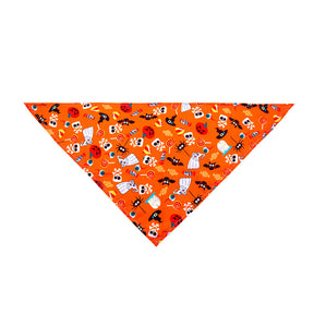 Bandana Triangle pour Animaux Halloween | Tête de Mort Fantôme Citrouille pour Chiens et Chats