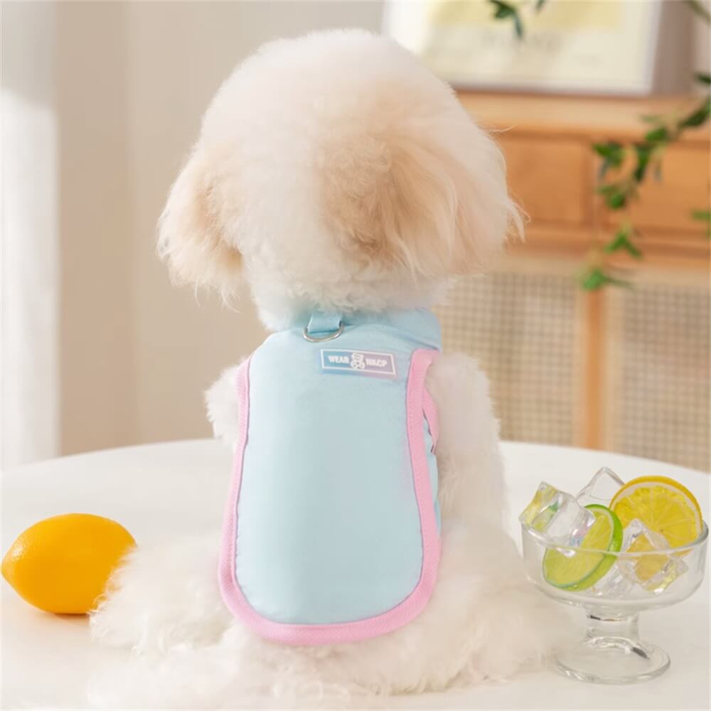 Gilet de Protection Solaire Réfrigérant Léger Été Vêtements pour Petits Chiens