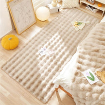 Tapis luxueux en peluche pour animaux de compagnie - Confort et style ultimes pour votre maison