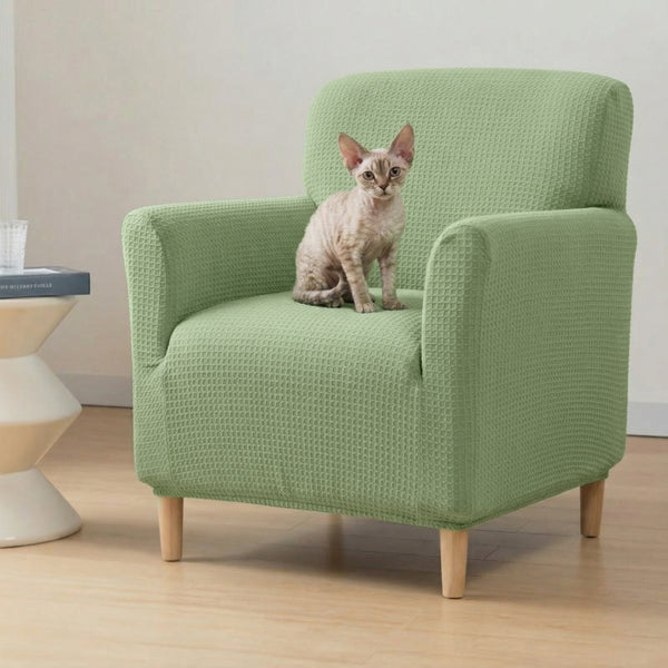 Housse de fauteuil, canapé extensible Protège Fauteuil en peluche douce déperlante multi-usage