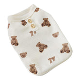 Gilet pour chien adorable avec imprimé Teddy – Parfait pour l'intérieur et l'extérieur