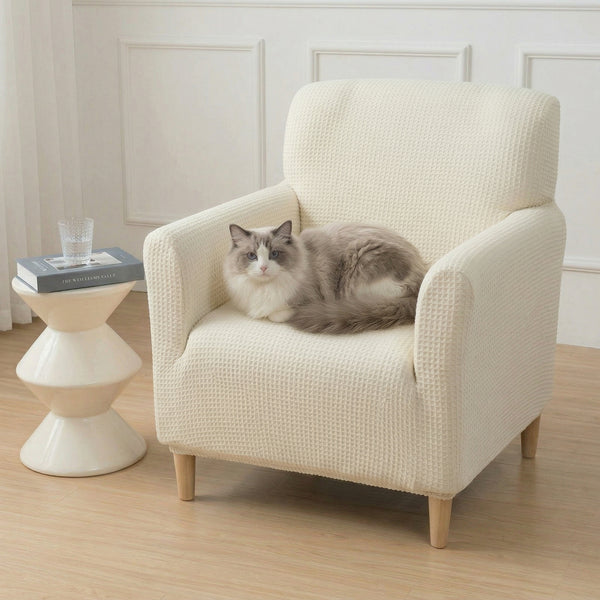 Housse de fauteuil, canapé extensible Protège Fauteuil en peluche douce déperlante multi-usage