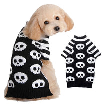 Pull de Halloween pour animaux de compagnie | Vêtement pour chien chaud et confortable à motif Halloween