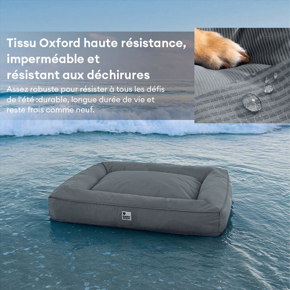 Lit orthopédique pour grand chien imperméable et soutien