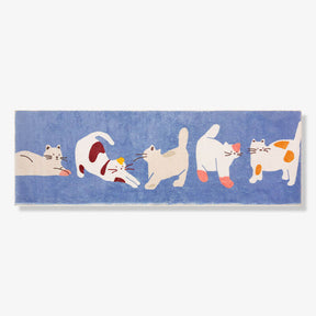 Tapis de Chevet pour Animaux Motif Adorable Chat et Chien