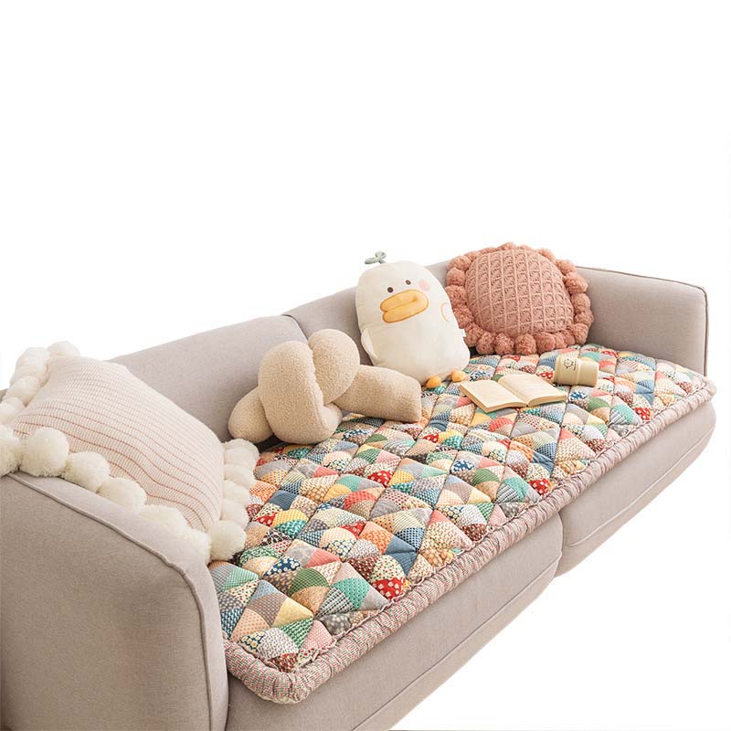 Housse de canapé en coton chic et protectrice pour animaux de compagnie