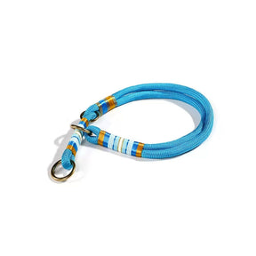 Collier de dressage pour chien en corde tressée à la main