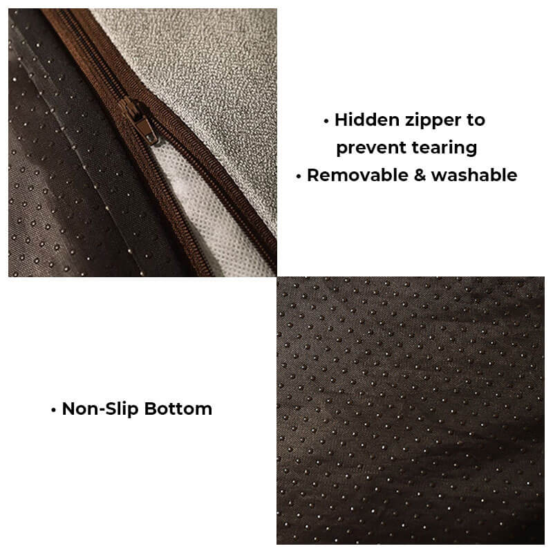 Grand coussin pour chien avec protection épaisse et résistante aux rayures.