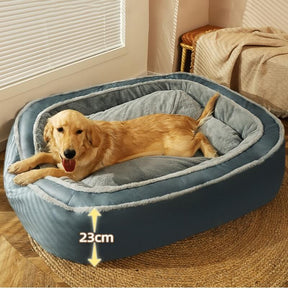 Couverture du Lit - Grand Lit Orthopédique Chaleureux pour Chien