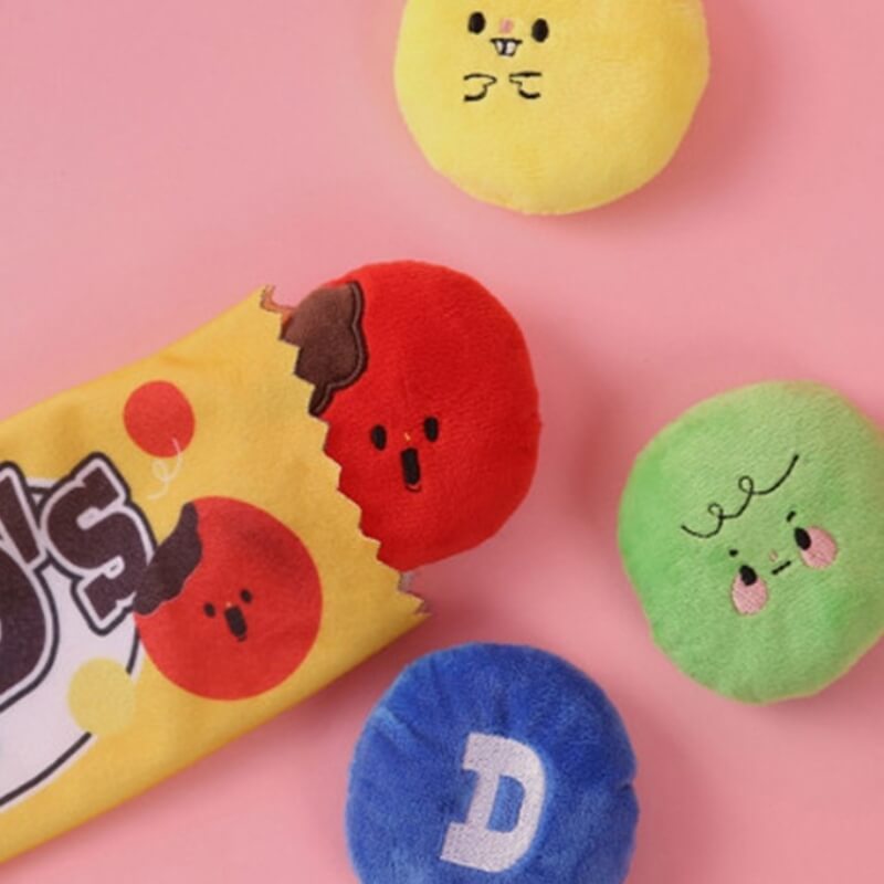 Jouets en Peluche Bonbon Alimentaire Tibétain pour Chien