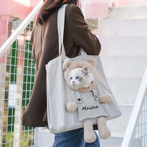 Sac de transport pour animaux de compagnie portable et respirant