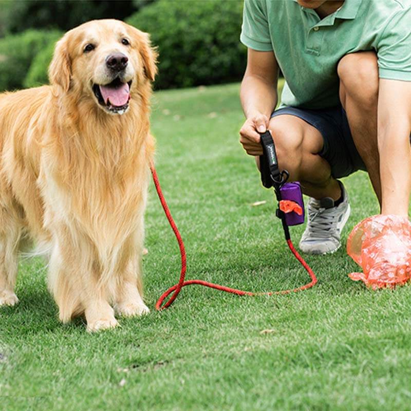 Poignée de sac à déjections pour chiens en tissu Oxford portable