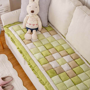 Housse de Canapé Lavable en Velours Doux pour Coussin de Fenêtre