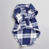 Chemise à carreaux classique pour chien - Confortable et élégante pour toutes les occasions