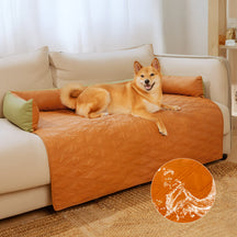 Housse de canapé pour chien en similicuir imperméable luxe