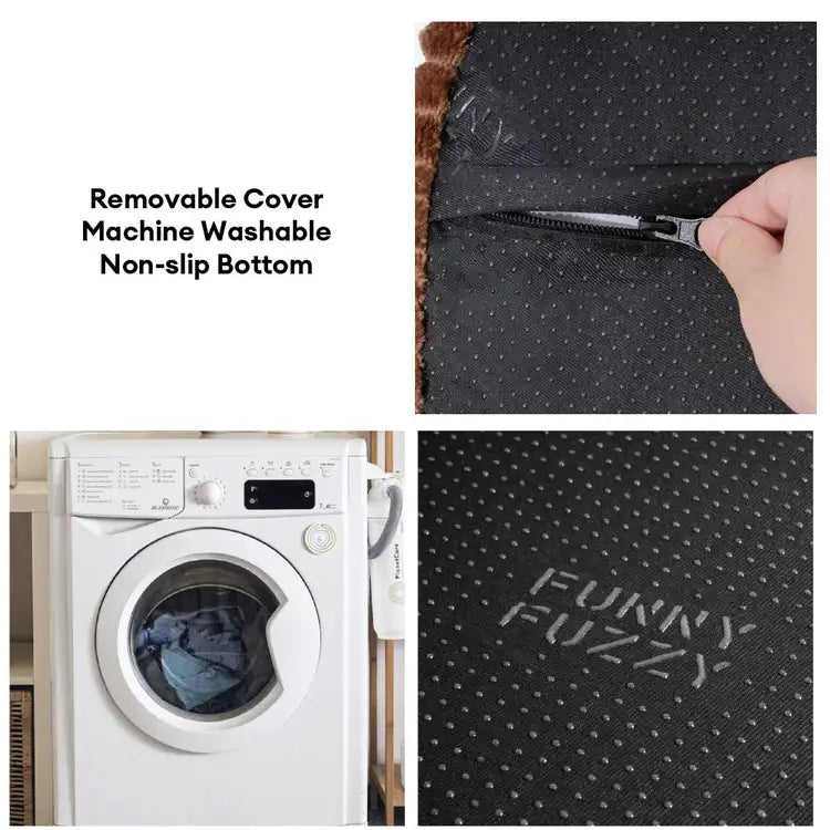 Lit orthopédique en peluche détachable en forme de gâteau moelleux – DreamBake